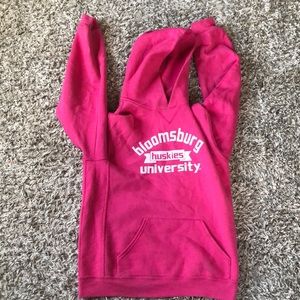 Pink hoodie